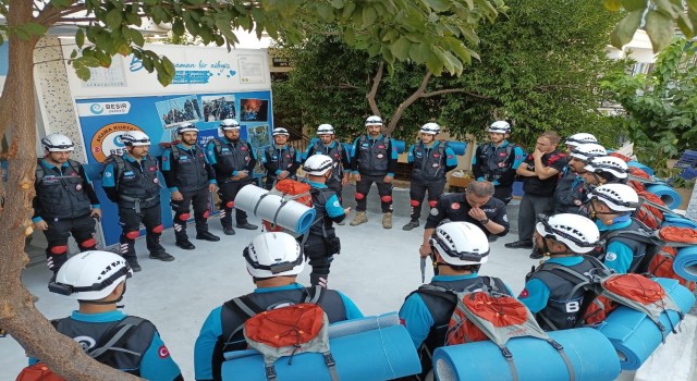 Beşir Arama Kurtarma ekibi Aydında bir ilki başardı