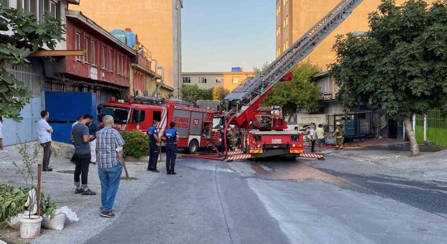 Beylikdüzünde korkutan yangın