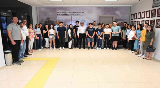 Bigada LGS sınavında dereceye giren öğrenciler ödüllendirildi