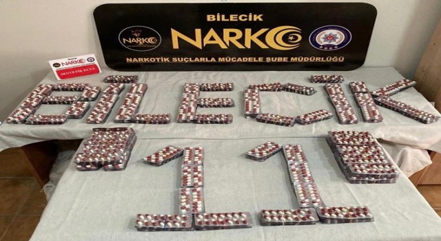 Bilecikte 3 bin 920 adet sentetik uyuşturucu madde ele geçirildi