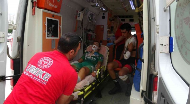 Bisiklet Yol Yarışları Türkiye Şampiyonasında kaza
