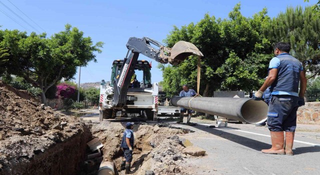 Bodrum altyapısının 86 kilometresi tamamlandı