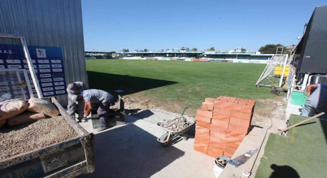 Bodrumsporda ve stadyumda hazırlıklar sürüyor