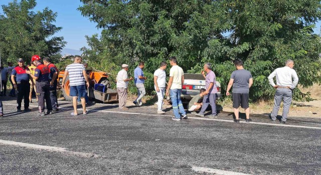 Bozdoğanda trafik kaza: 2 yaralı