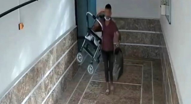 Bu kadar da olmaz dedirten hırsızlık: Kapının önündeki bebek arabası çalındı