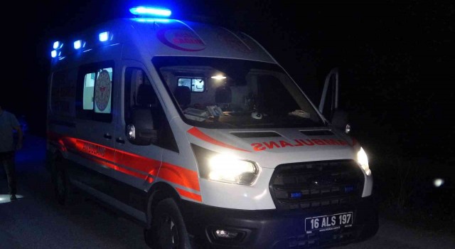 Bursada silahla vurulan kişiyi, vatandaş yaralı buldu