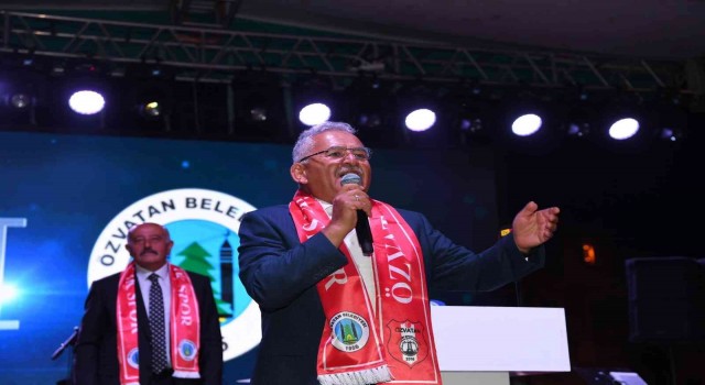 Büyükkılıç, Özvatanda festivale katıldı, ilçeye yeni müjdeler verdi