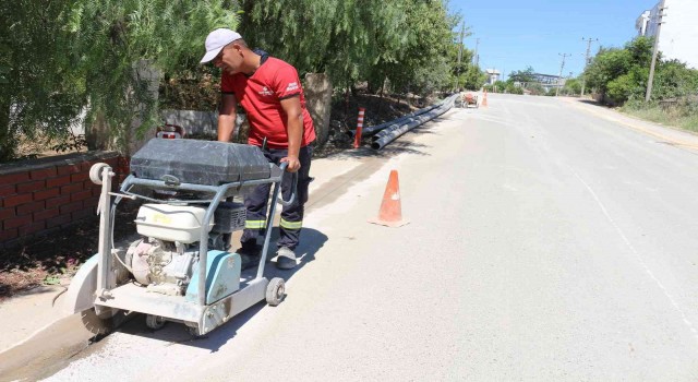 Büyükşehir Serikte alt yapı çalışmalarını sürdürüyor