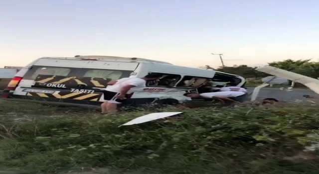 Çatalcada feci kaza: 2si ağır 8 yaralı