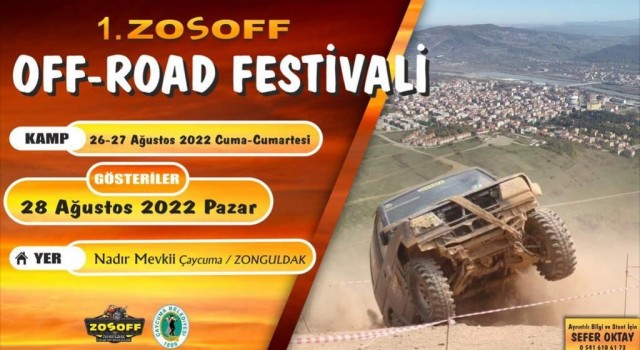 Çaycumada ilk kez bir “Offroad Şenliği” gerçekleşecek