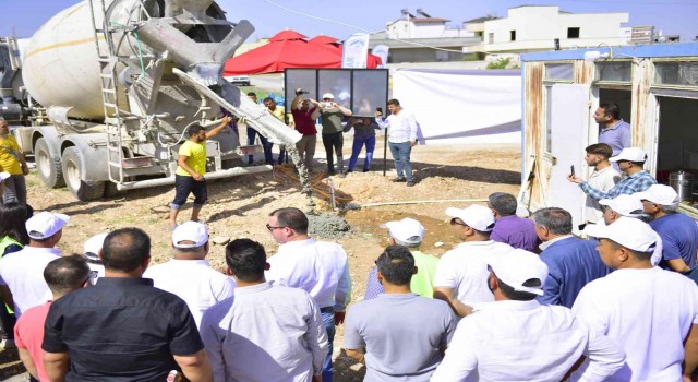 Ceylanpınarda 300 kişilik tekstil fabrikasının temeli atıldı