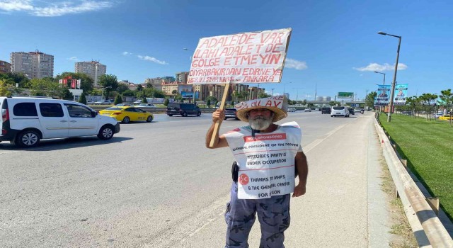 CHP Genel Merkezi önünde eylem yapmıştı, yürüyerek Diyarbakırdan İstanbula ulaştı