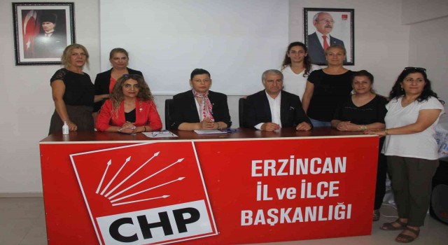 CHP Kadın Kolları Genel Başkan Yardımcısı Pehlivan Erzincanda partililerle buluştu