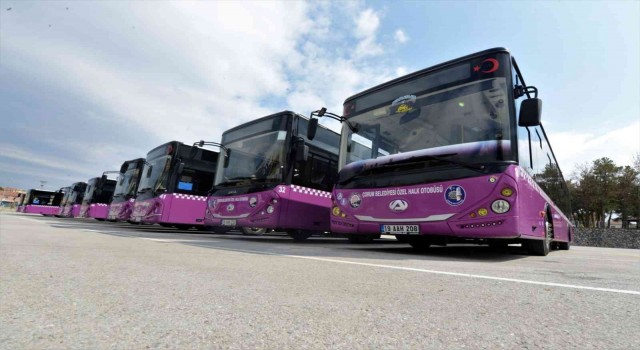 Çorum Belediyesi, özel halk otobüslerinin tamamını aldı