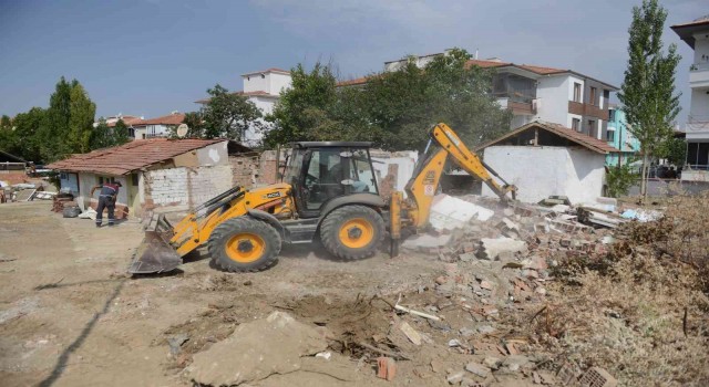 Çorumda kamulaştırılan 167 yapı park, yeşil alan ve yol oldu