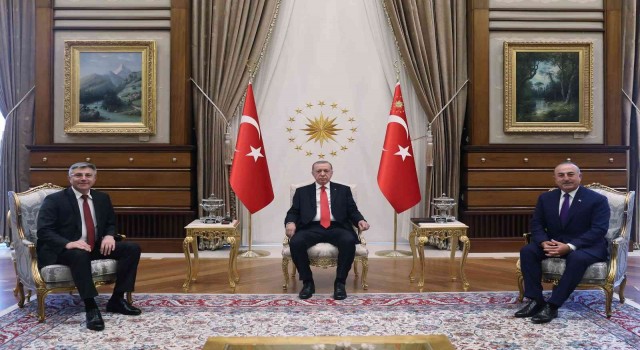 Cumhurbaşkanı Erdoğan, Bulgaristan Hak ve Özgürlükler Hareketi Partisi Genel Başkanı Karadayıyı kabul etti