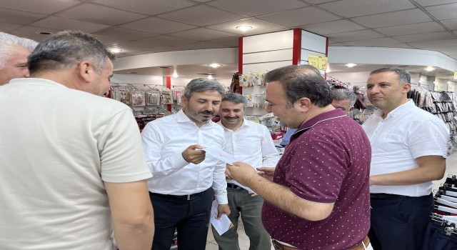 Cumhurbaşkanı Erdoğanın mektubu esnafa ulaştırıldı