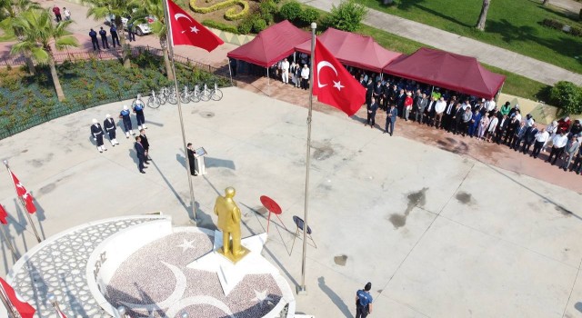 Darıcada 30 Ağustos için tören düzenlendi