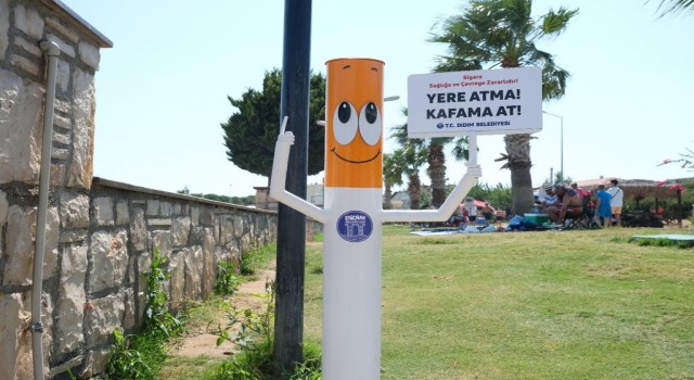 Didimde geri dönüştürülen hurda malzemeler kenti güzelleştiriliyor
