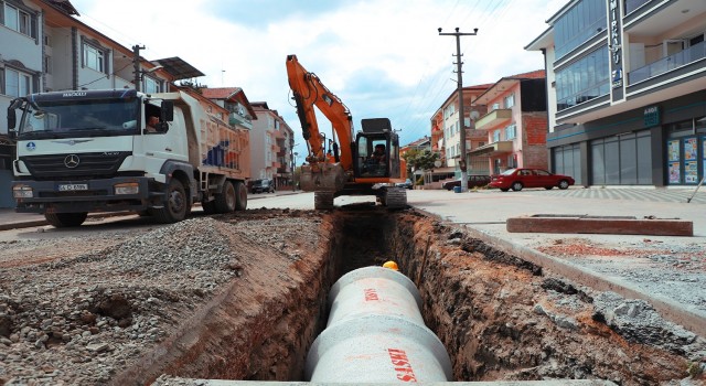 Dilmen ve Hacıoğlu Mahallesinin altyapısı geleceğe hazırlanıyor