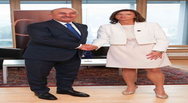Dışişleri Bakanı Çavuşoğlu, Slovenya Dışişleri Bakanı Fajon ile bir araya geldi