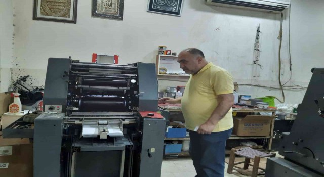 Diyarbakırda çırak olarak girdiği matbaa atölyesinde geçen ömür