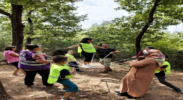 Doğa Atölyelerine çocuklar yoğun ilgi gösterdi