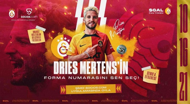 Dries Mertensin forma numarasını taraftarlar seçecek