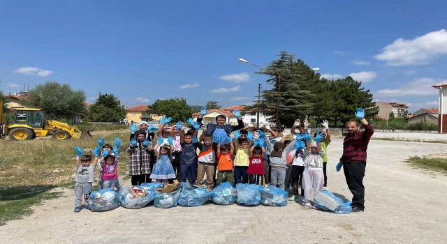 Dumlupınarda Yaz Kuran kurslarında Temiz Çevre Sağlıklı Yaşam etkinliği