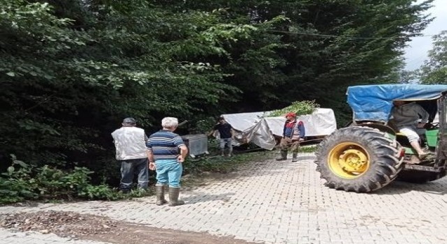 Düzcede taşkının ardından yaralar sarılıyor