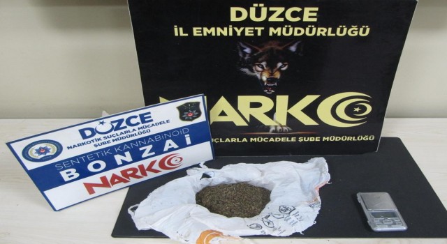Düzcede torbacı operasyonu