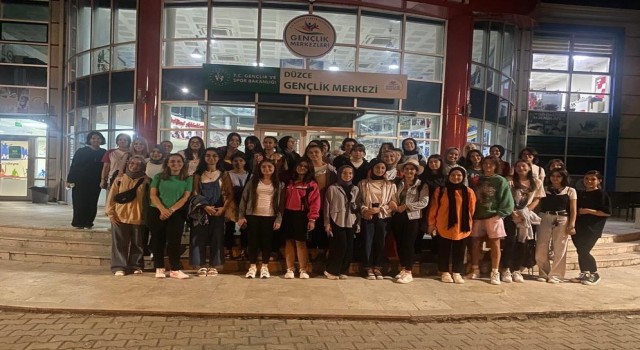 Düzceli gençler Antalya kampına uğurlandı