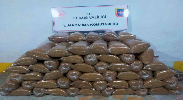 Elazığda 648 kilo kaçak tütün ele geçirildi