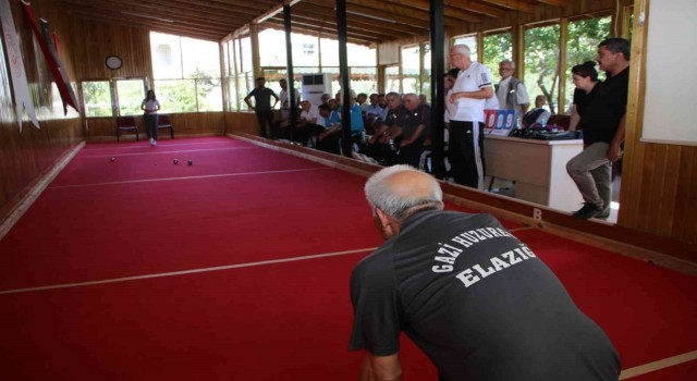 Elazığda Bocce Turnuvasının bölge müsabakası yapıldı