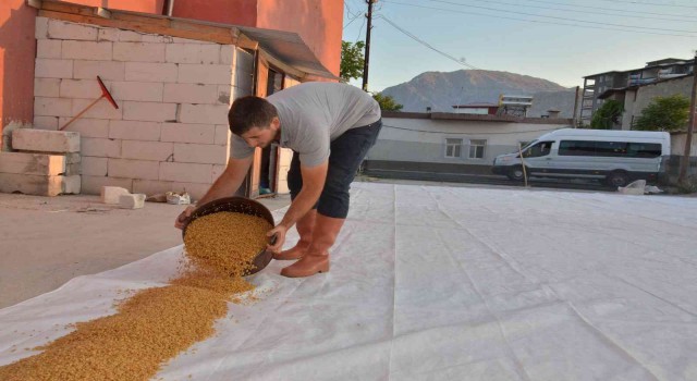 Elbistanda bulgur kaynatma sezonu başladı