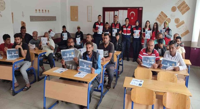 Erkek işçilere ‘kadına el kalkamaz mottosu anlatıldı