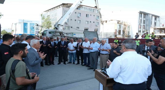 Erzincan TSOnun yeni hizmet binası inşaatının temel atma töreni gerçekleştirildi