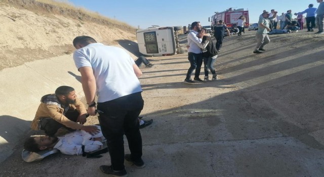 Erzurumda feci kaza: 1 ölü, 8 yaralı