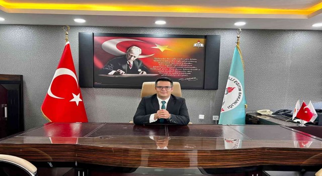 Eski Çınar İlçe Milli Eğitim Müdürü Yusuf Güzel, güzel dileklerle veda etti