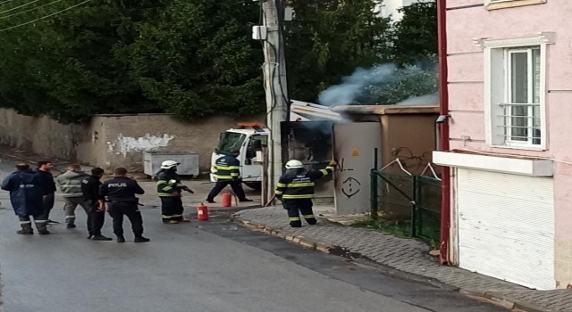 Eskişehirde trafoda yangın