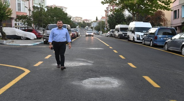 Evliya Çelebi Caddesinde yol çilesi bitti