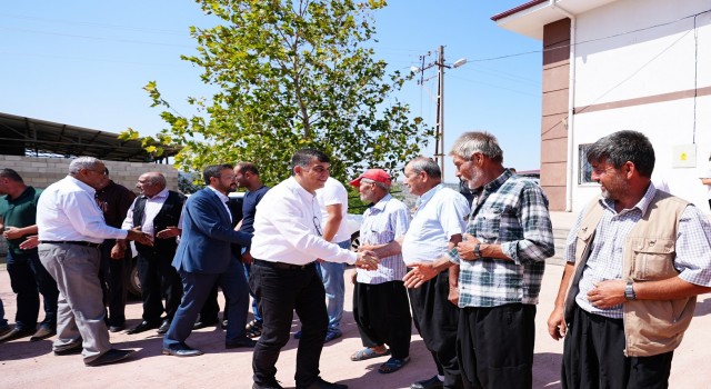 Fadıloğlu, Milletvekili Koçer ile birlikte kırsal mahalleleri ziyaret etti