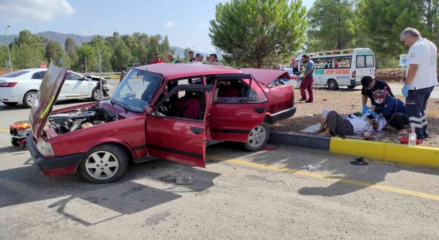 Fethiyede trafik kazası: 5 yaralı
