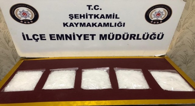Gaziantepte 1 kilo metamfetamin ele geçirildi