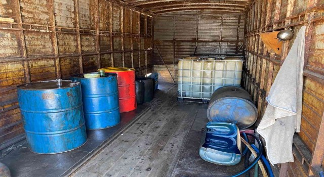 Gaziantepte 600 litre kaçak akaryakıt ele geçirildi