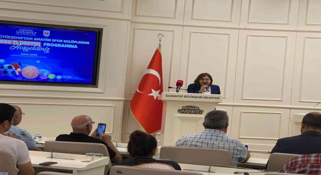 Gaziantepte amatör sporculara 1 milyon TLlik destek