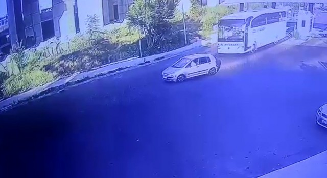 Gaziantepte kaza yapan otobüsün İstanbul Otogarından çıkış anı kamerada