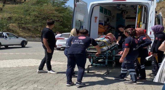 Gezmek için çıktığı Boyabat Kalesinden düşen şahıs yaralandı