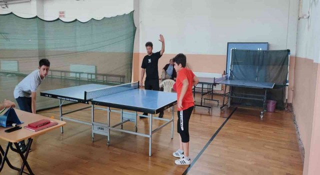 Gönende çocuklar Kuran kursu sonu spor yaptılar