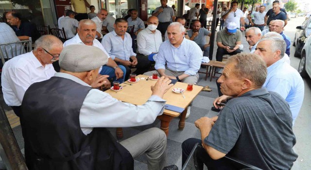 Gültak, Şevket Sümer Mahallesinde esnafla buluştu